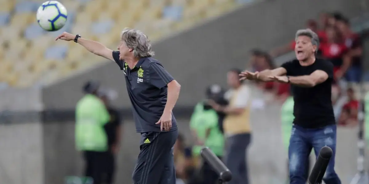 Novidade de Jorge Jesus no Benfica ameaça Rebato Portaluppi no Flamengo mesmo com título da Copa Libertadores