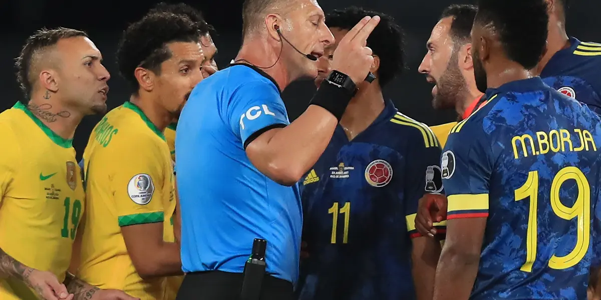 O árbitro argentino não aparece como juiz central ou auxiliar do VAR, após sua polêmica atuação na partida entre Colômbia e Brasil pela fase de grupos