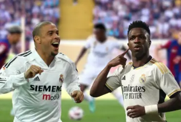 O atacante brasileiro conseguiu essa grande marca no El Clássico