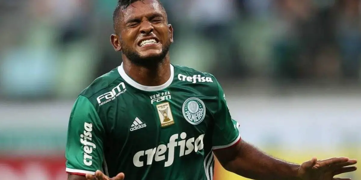 O atacante colombiano foi contratado como salvador pelo Palmeiras e atualmente é negado em seu próprio país