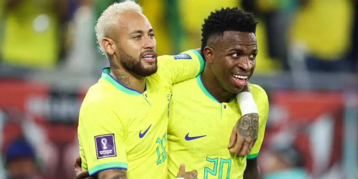 O atacante expressou um grande desejo para seu companheiro de equipe no Brasil