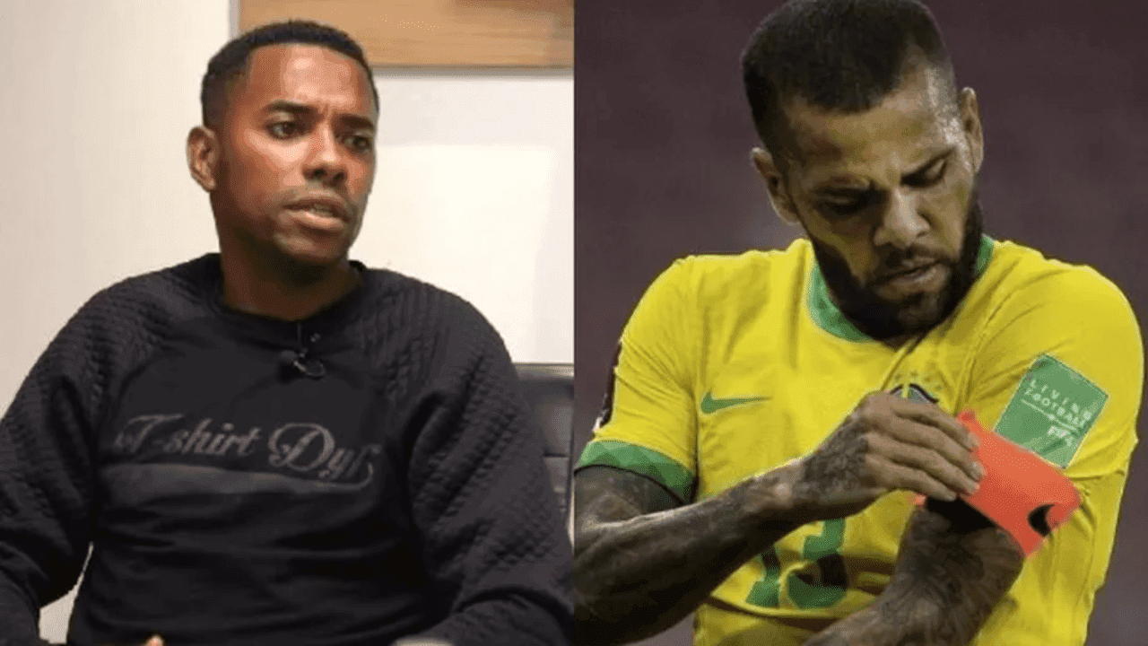 O atacante Robinho, de grandes clubes como Real Madrid e Milan, está atualmente sem clube e enfrentando um problema que chocou Dani Alves