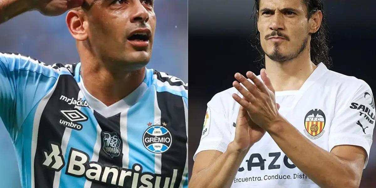 O atacante uruguaio Edinson Cavani, atualmente sem clube após deixar o Manchester United, está progredindo com o Grêmio