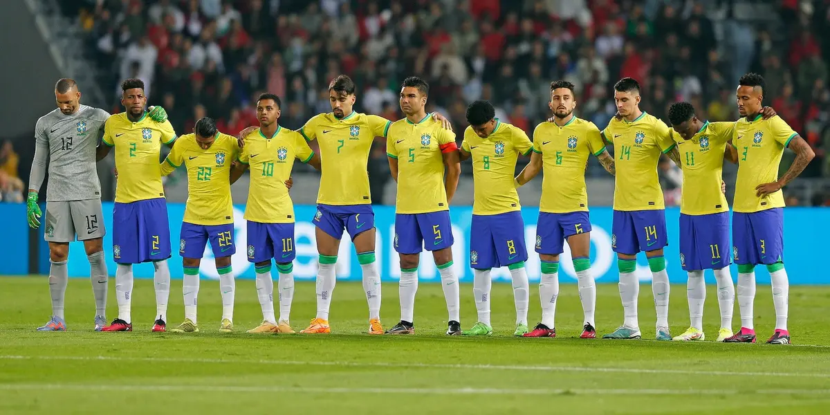 O Brasil foi derrotado por 2 a 1 pela seleção de Marrocos