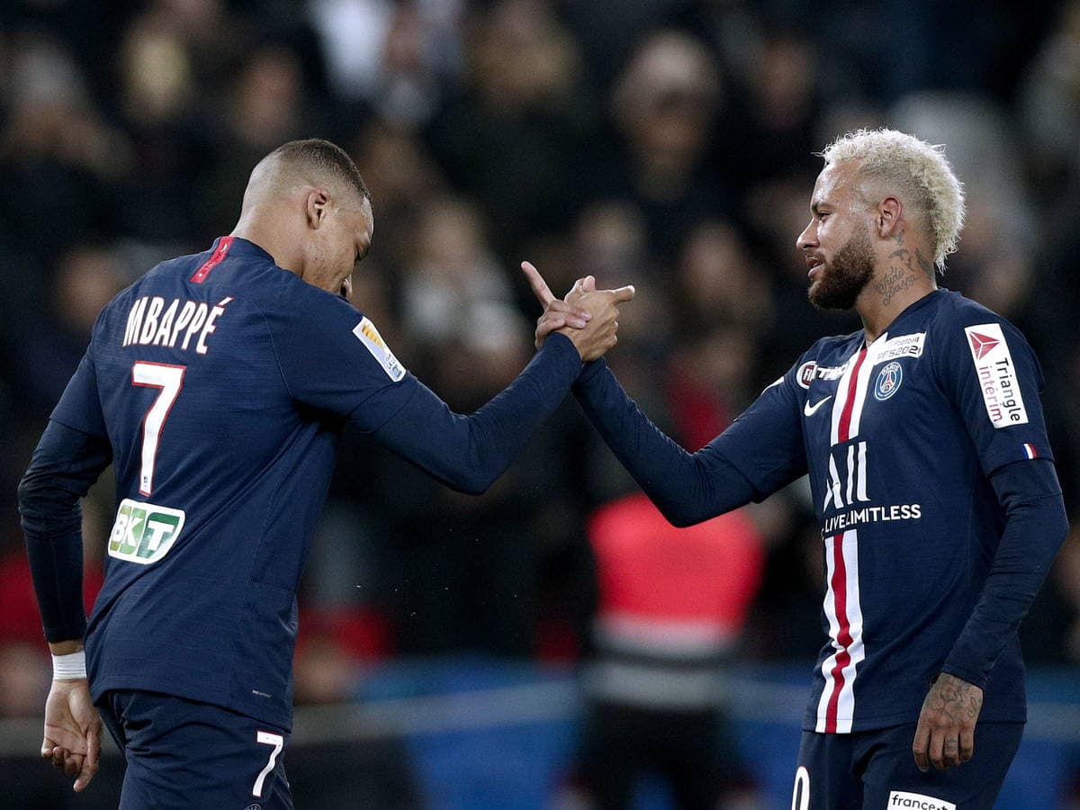 O brasileiro e o francês foram criticados pela imprensa e analistas europeus, após a derrota para o PSG, nas mãos do Manchester City, em Paris, pela primeira mão da Liga dos Campeões.