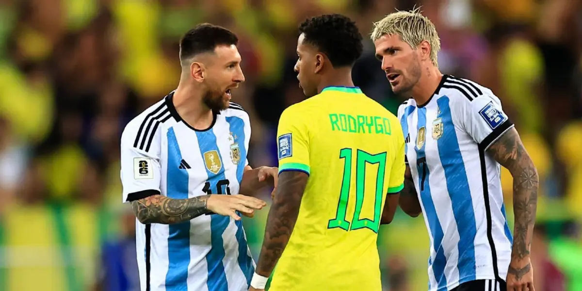 O brasileiro roubou a cena e foi o grande destaque contra o time de Messi