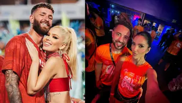 O carnaval de Léo Pereira e Karoline e Everton Ribeiro e Marília Nery