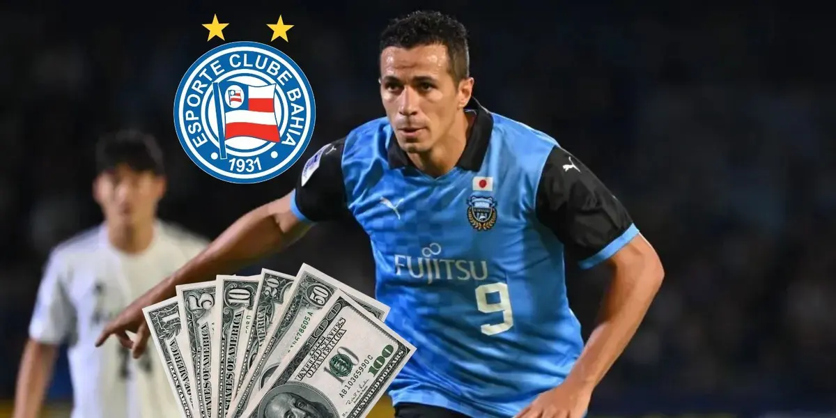 O centroavante Leandro Damião atualmente joga no Japão e não deixou saudades em suas últimas passagens pelo Brasil