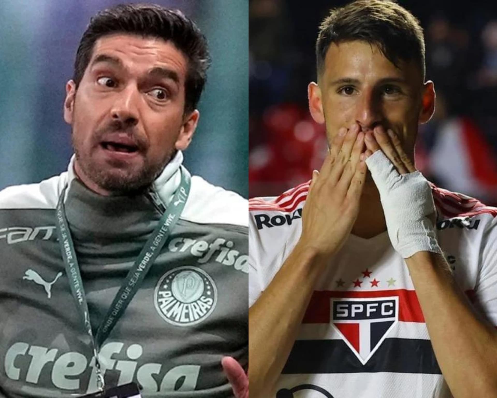 O clássico entre São Paulo e Palmeiras no último domingo, no Morumbi, marcado pelo calor, tanto na temperatura ambiente quanto na rivalidade