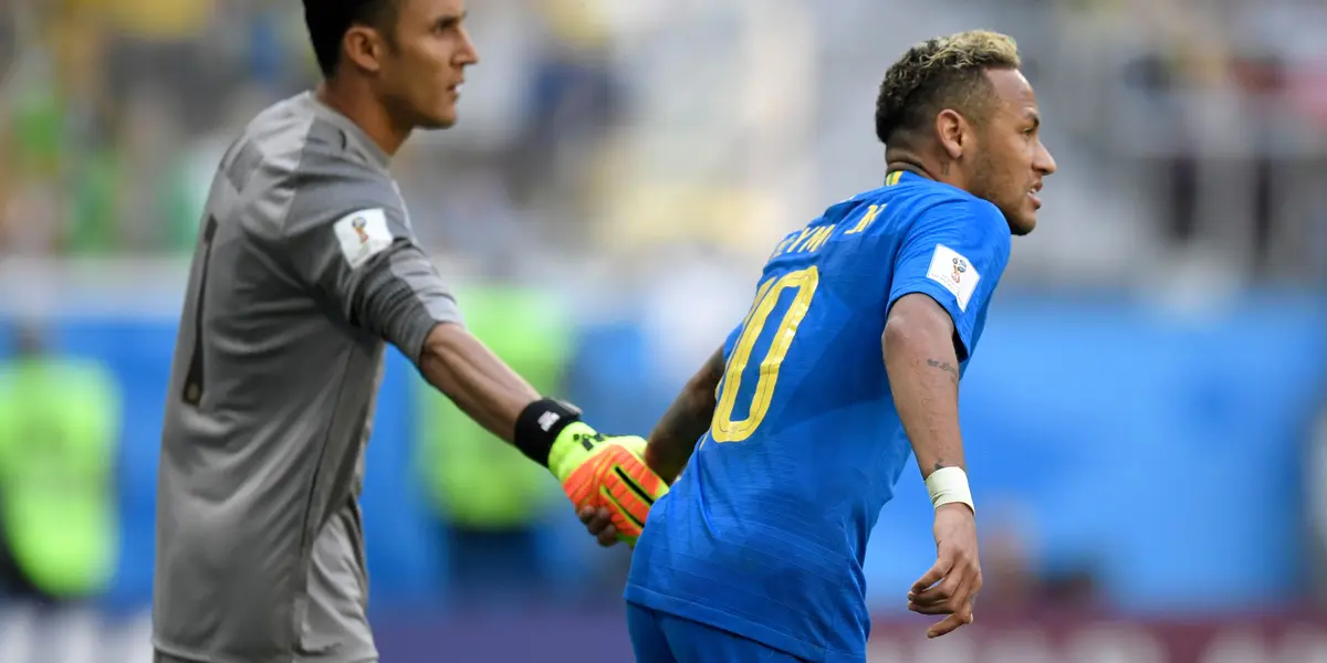 O craque brasileiro nunca escondeu sua relação com o goleiro de 35 anos que está se recuperando de uma lesão