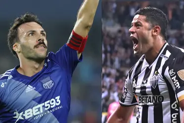 O Emelec oitavos de final da Copa Libertadores contra o Mineiro.
