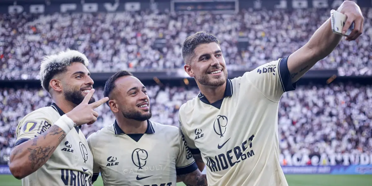 O feito de jogador emprestado pelo Corinthians (Foto: Corinthians)