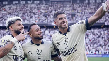 O feito de jogador emprestado pelo Corinthians (Foto: Corinthians)