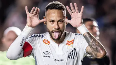 O feito de Neymar pelo Santos (Foto: Santos)