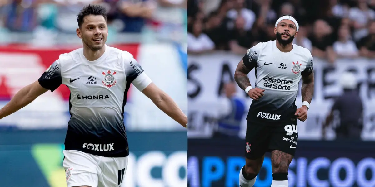 O feito de Romero e Depay em 2025 (Foto: Corinthians)