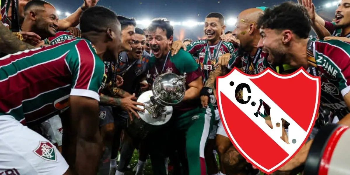 O Fluminense conquistou o título inédito da Libertadores e o Independiente da Argentina resolveu fazer um agradecimento ao clube brasileiro