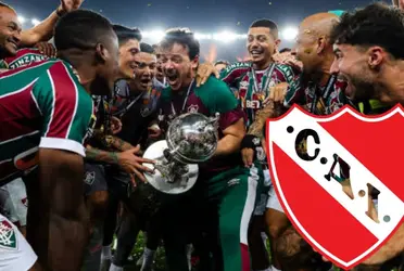 O agradecimento do Independiente-ARG ao Fluminense pós-título da Libertadores 2023