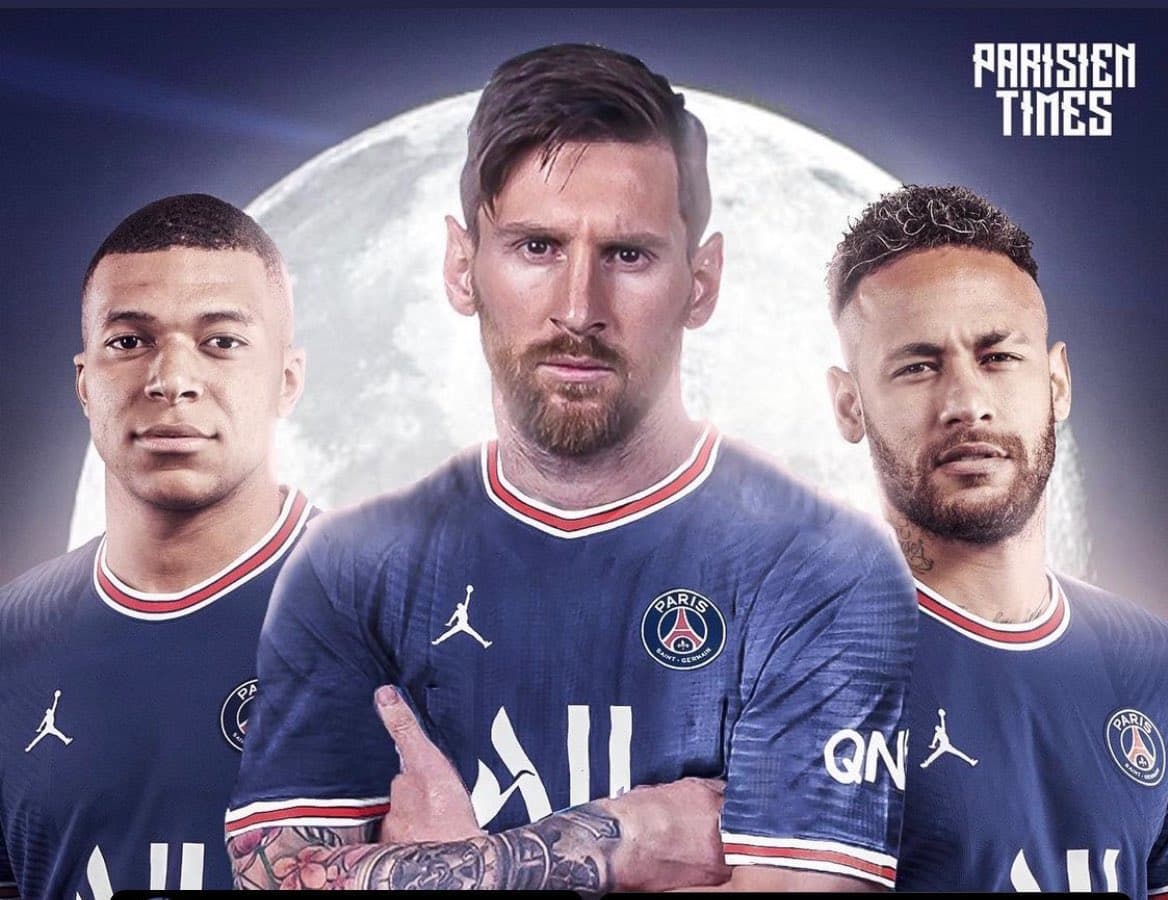 O futebolista argentino apareceu nesta quarta-feira em entrevista coletiva onde foi inevitavelmente consultado pelos companheiros que terá no ataque do Paris Saint-Germain.