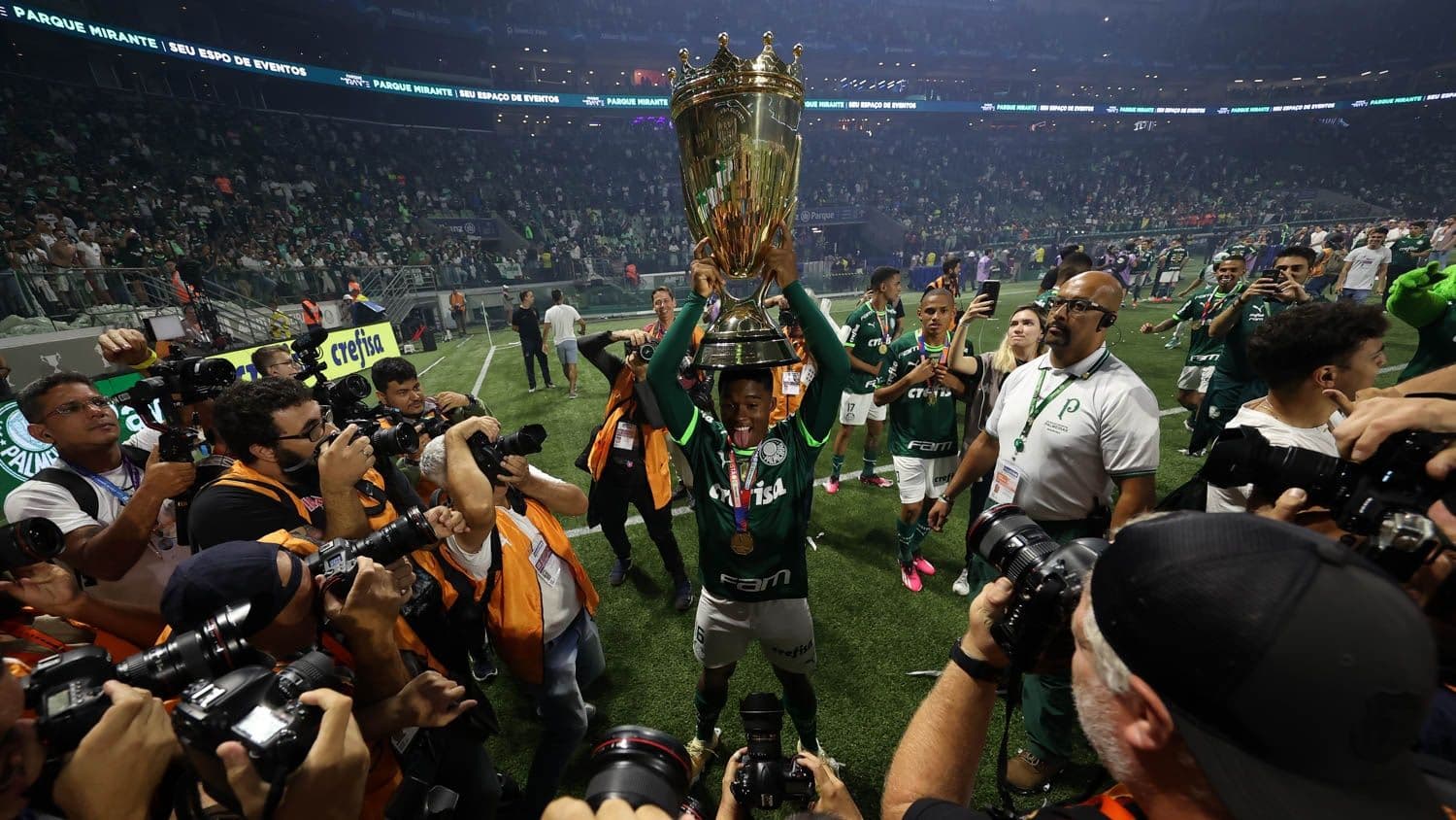 O ge publicou bastidores da conquista do Campeonato Paulista do Verdão