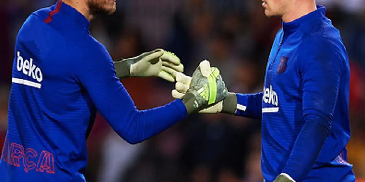 O goleiro Neto, pode voltar ao Brasil e deixar o Barcelona