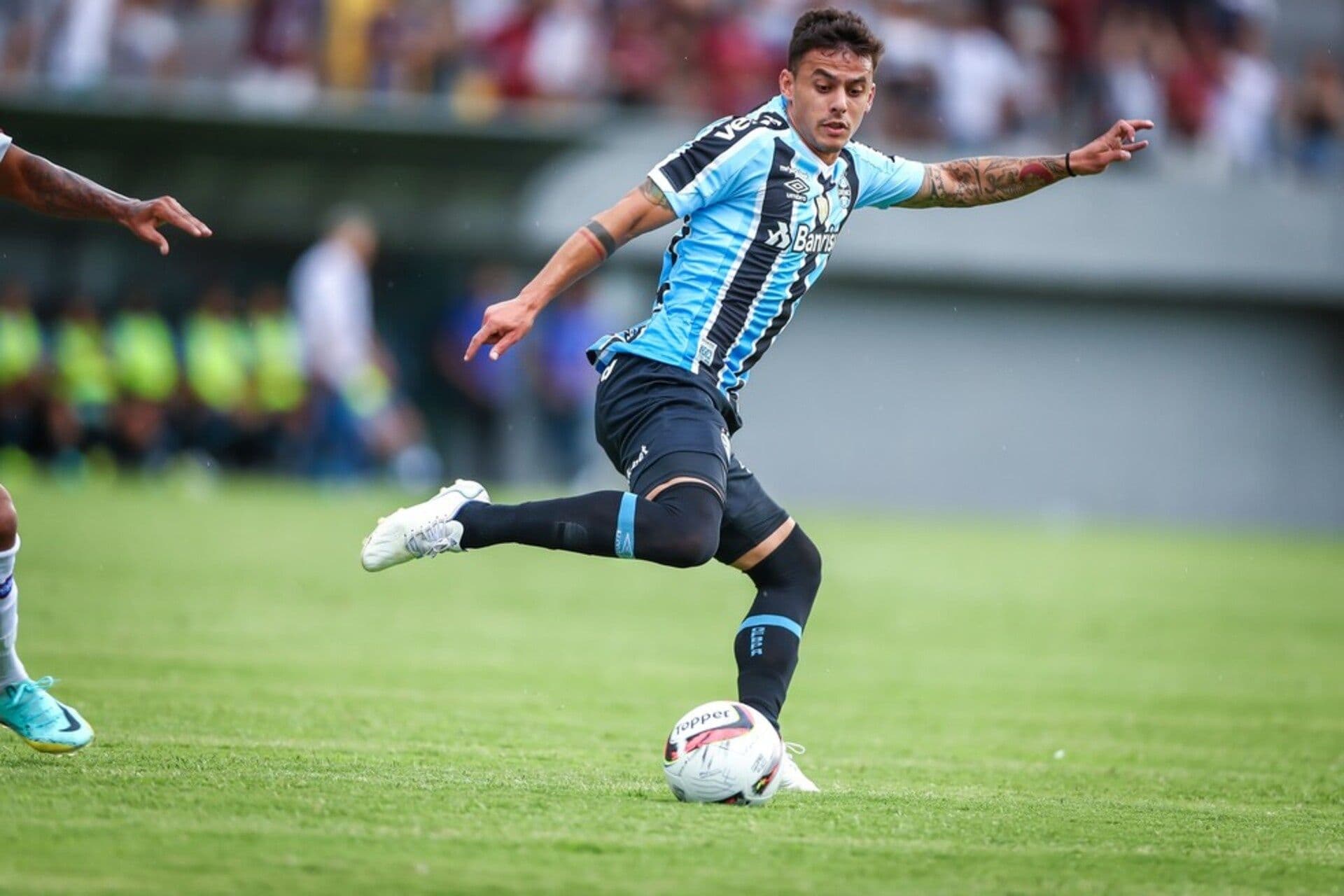 O Grêmio chegou a Natal nesta quinta-feira para enfrentar o ABC pela terceira fase da Copa do Brasil. O clube ainda não divulgou uma lista