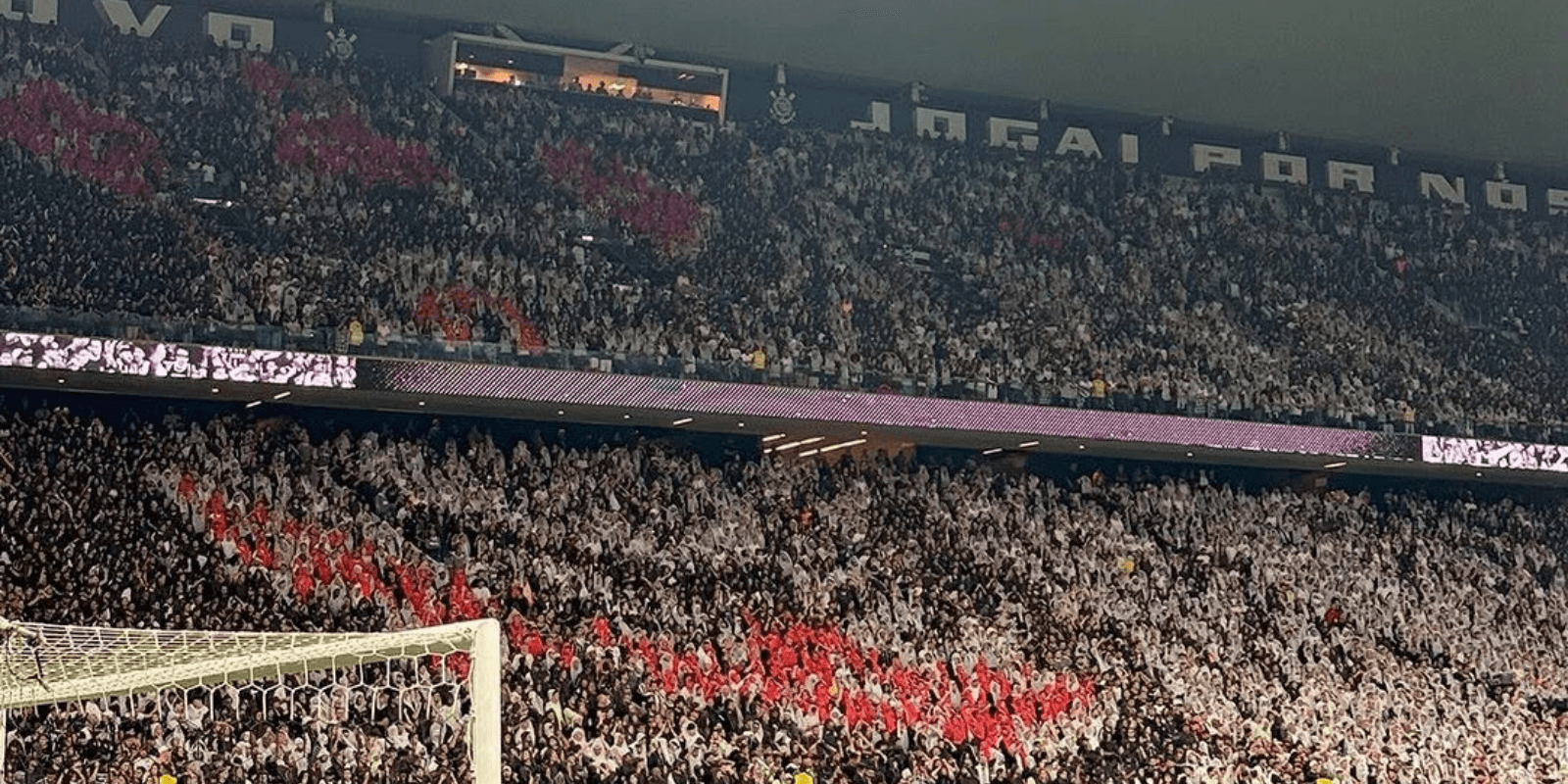 O incrivel feito da torcida do Corinthians na final do Paulistão (Foto: Corinthians)