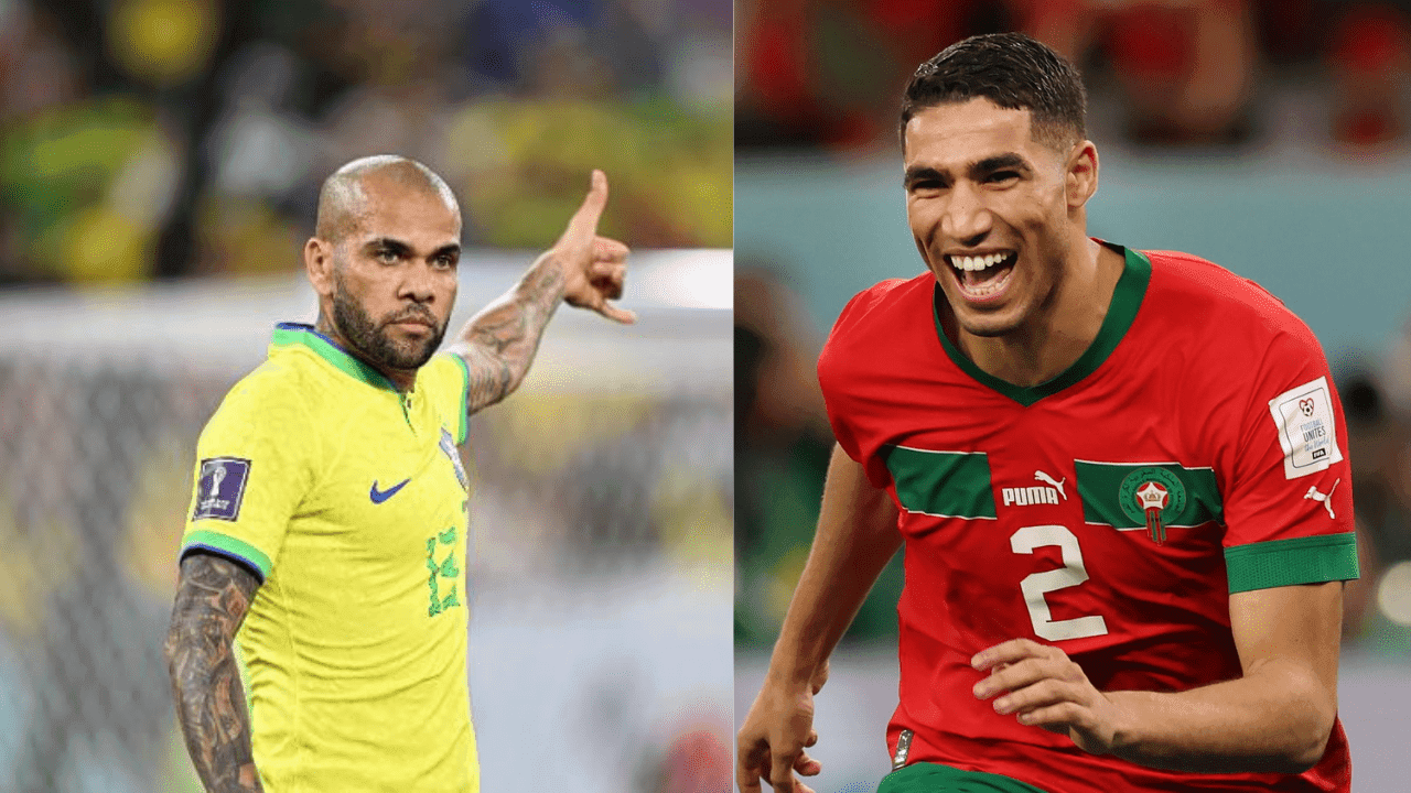 O jogador do PSG, Achraf Hakimi, e a modelo Joana Sanz estariam sendo alvo de especulações após serem vistos juntos em uma discoteca