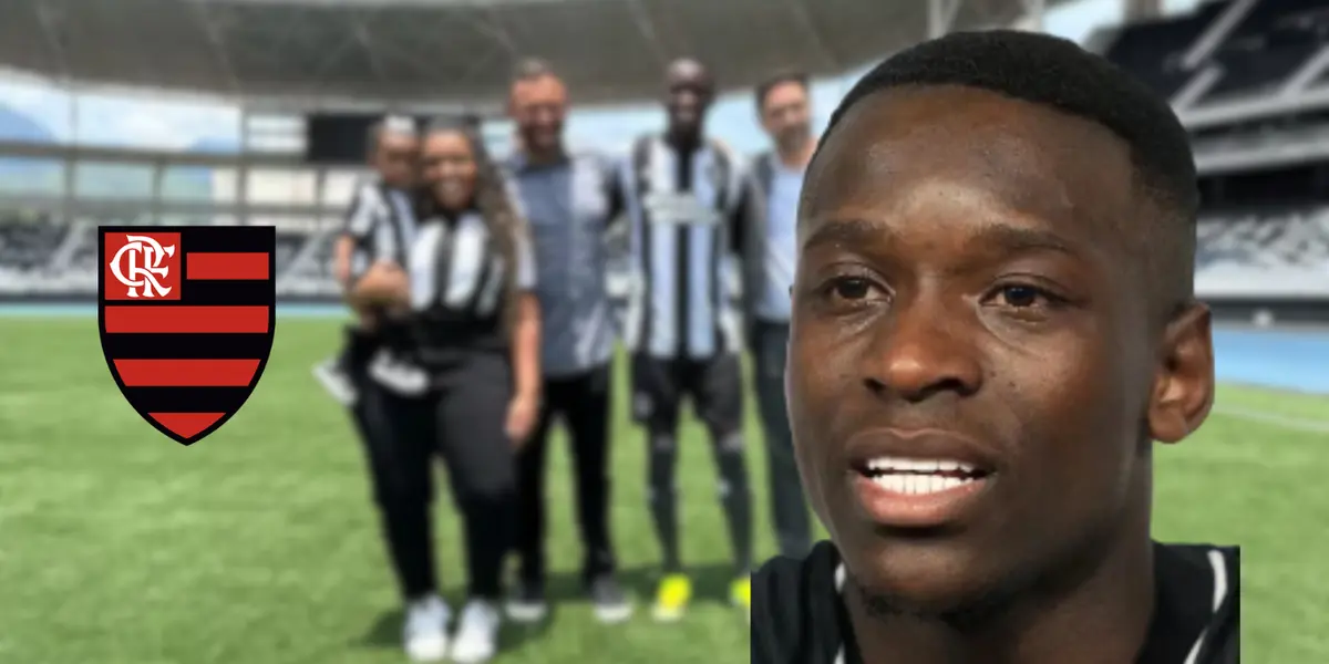 O jogador esteve no radar do Flamengo, mas vai jogar pelo Fogão