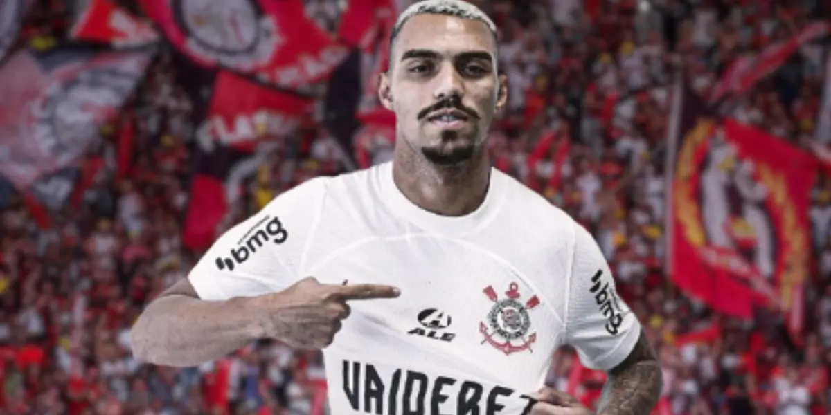 O jogador fez seu primeiro jogo pelo novo clube e gerou comentários de flamenguistas