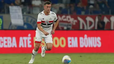 O jogador que não foi bem no clube e volta para a Argentina (Foto: São Paulo)