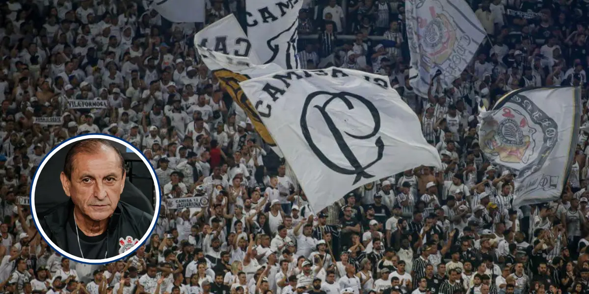 O motivo do animo de Ramón Diaz e a torcida do Corinthians (Foto: Corinthians)