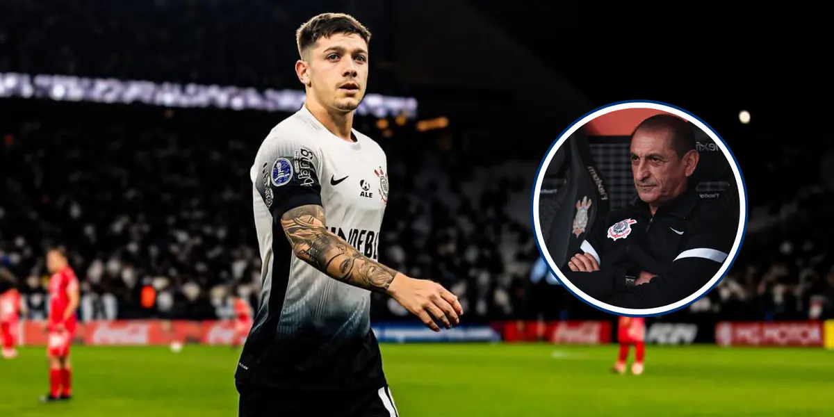 O pedido de Garro a Ramón Diaz (Foto: Corinthians)