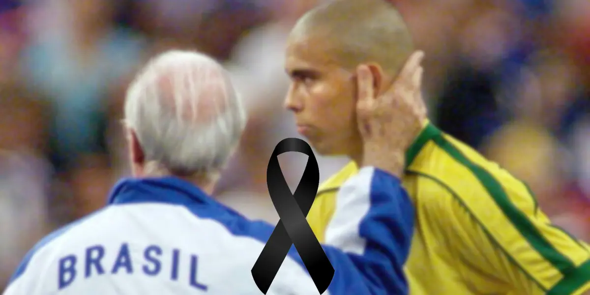 O pentacampeão prestou sua homenagem ao querido amigo