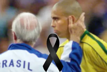 O pentacampeão prestou sua homenagem ao querido amigo