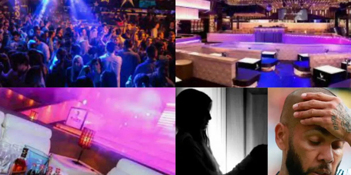 O Periódico' publicou uma fotografia de um dos espaços mais privados da discoteca onde ocorreu a suposta violação em 30 de dezembro passado.