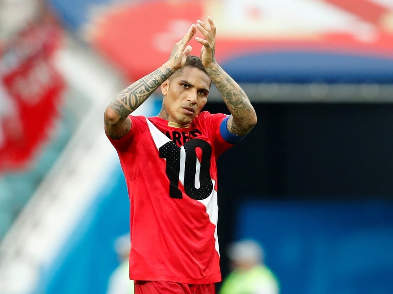 O peruano ainda não fez nenhum gol pelo time catarinense