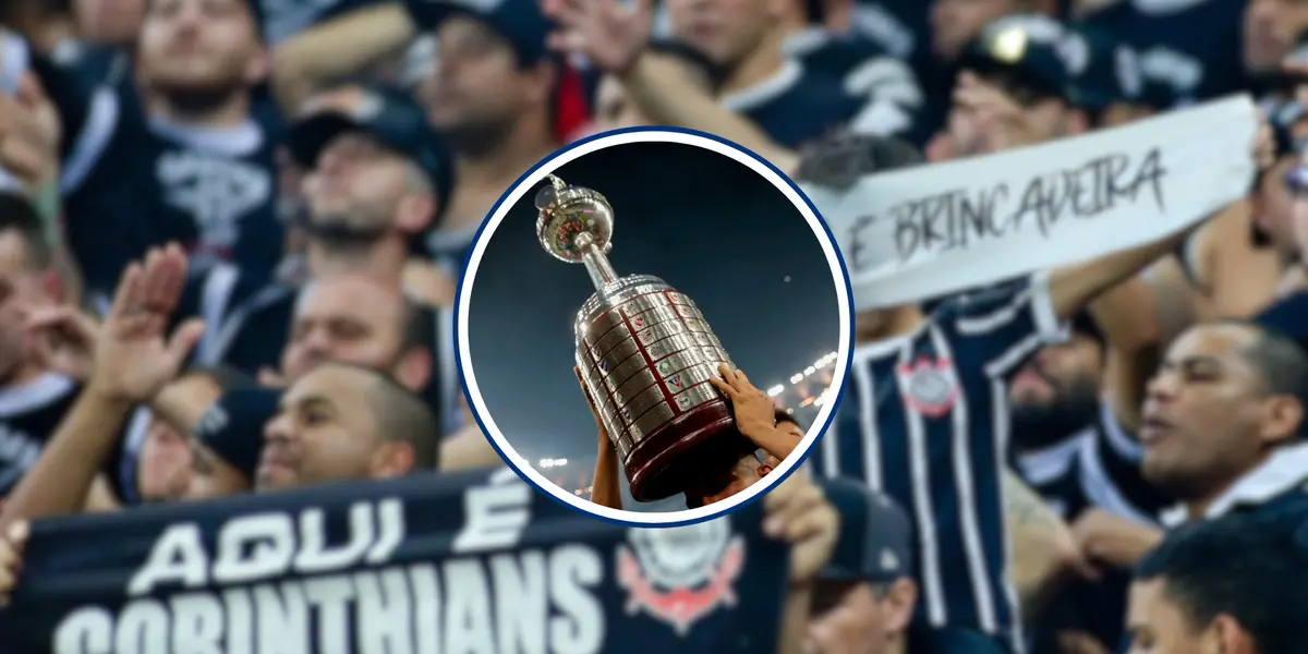 O possivel grupo do Corinthians na Libertadores (Foto: Corinthians e Conmebol)