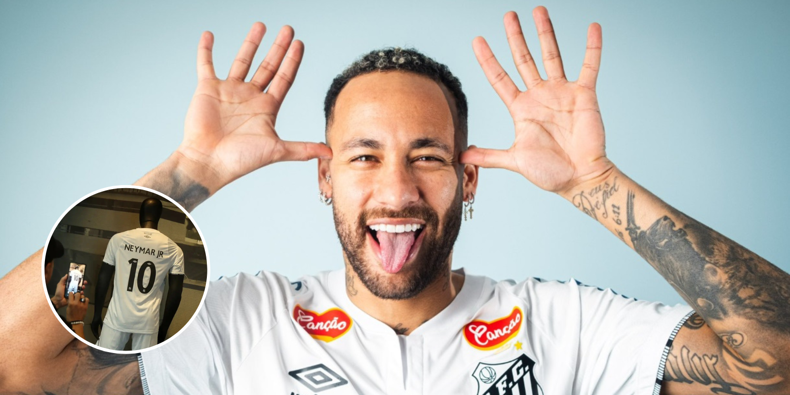 O presente que Neymar recebe do Santos