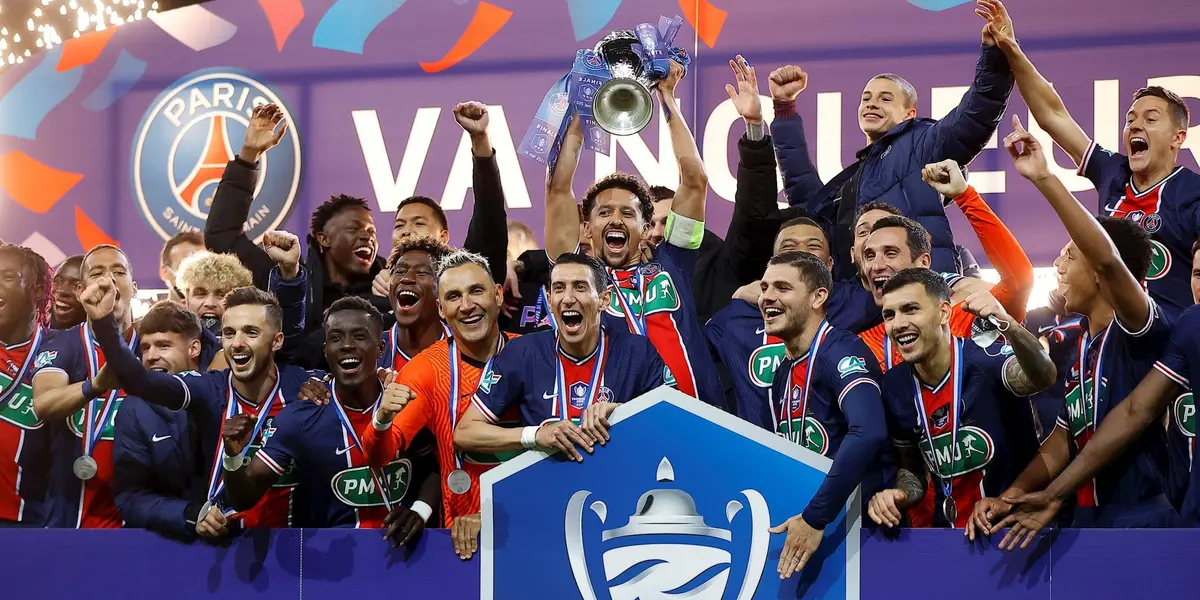 O PSG foi superior ao Mônaco nesta quarta-feira no Stade de France e com o resultado a seu favor sagrou-se campeão da Copa da França