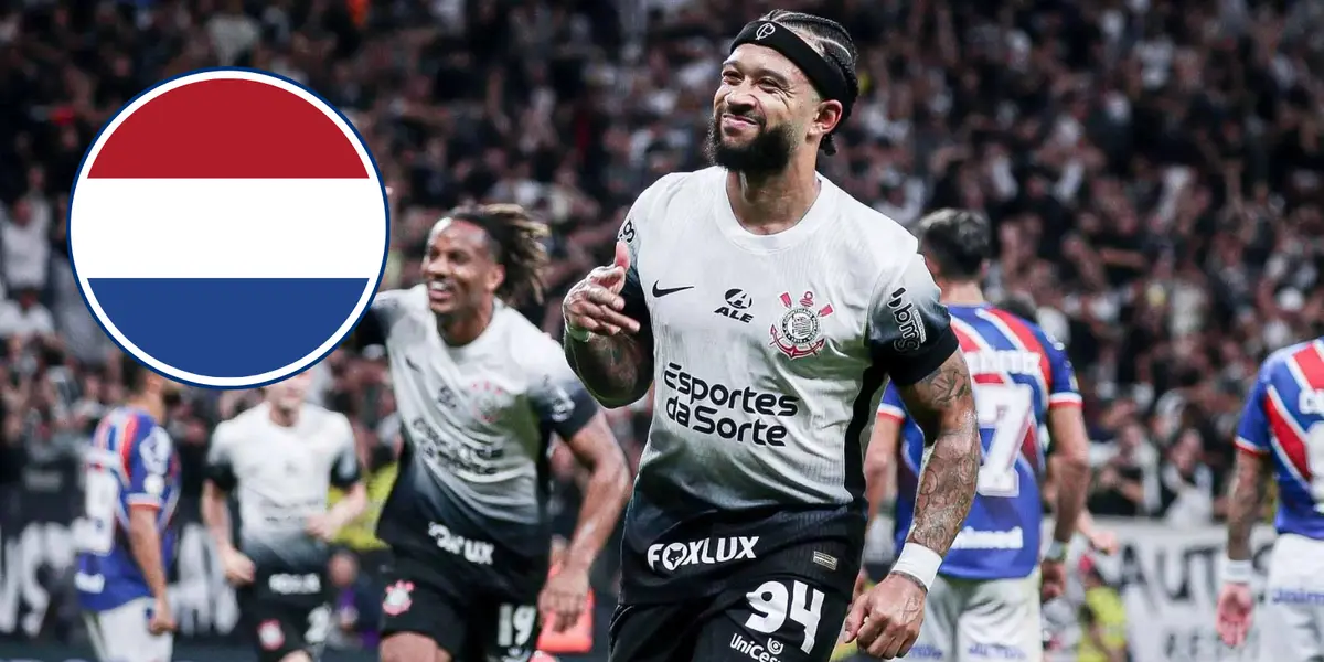 O que Depay faz que ajuda o Corinthians na Europa (Foto: Corinthians)