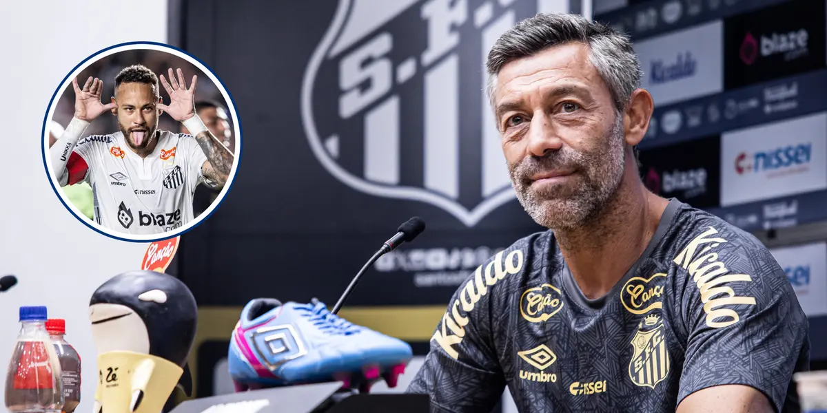 O que Pedro Caixinha pode fazer sem Neymar (Foto: Santos)
