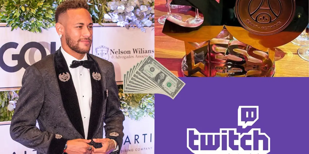 O streamer Casimiro Miguel foi o destaque do leilão beneficente do Instituto Neymar Jr, realizado na noite de quinta-feira (22) em São Paulo