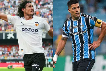 O uruguaio Edinson Cavani, atual jogador do Valencia, pode estar se aproximando de seu compatriota Luis Suárez ao ingressar no Grêmio