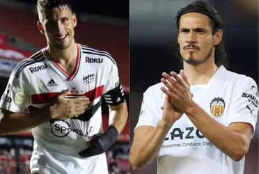 O uruguaio Edinson Cavani, atualmente jogador do Valencia, está sendo especulado como possível reforço para o São Paulo Futebol Clube