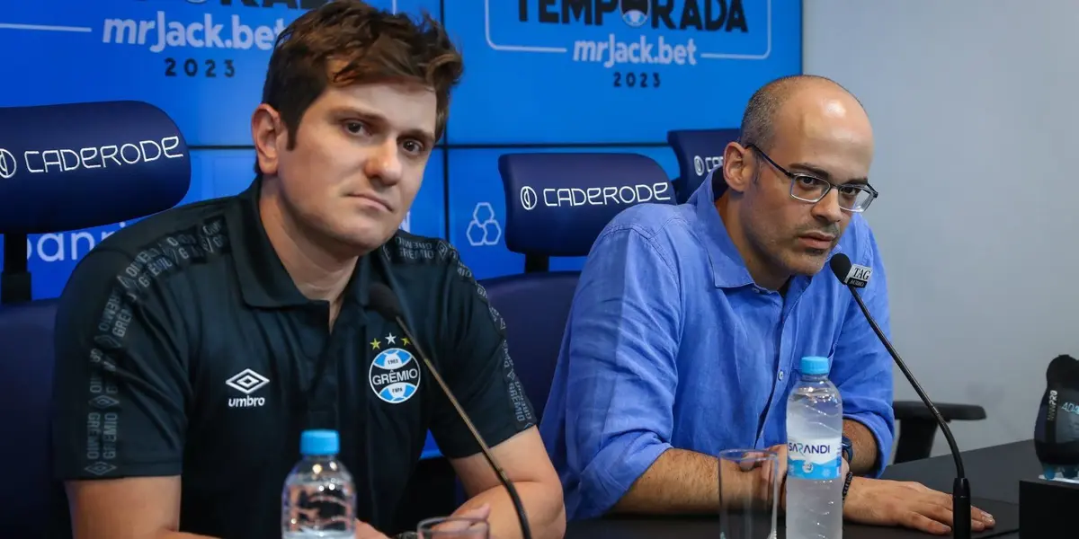O vice de futebol do Grêmio, Paulo Caleffi, concedeu uma entrevista coletiva nesta terça-feira antes do início do treino no CT Luiz Carvalho