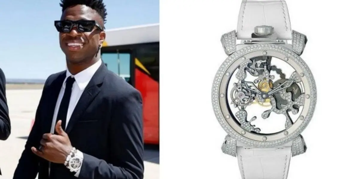 O zagueiro do Real Madrid, Éder Militão possui um relógio folheado a ouro que vale cerca de 3 milhões de reais