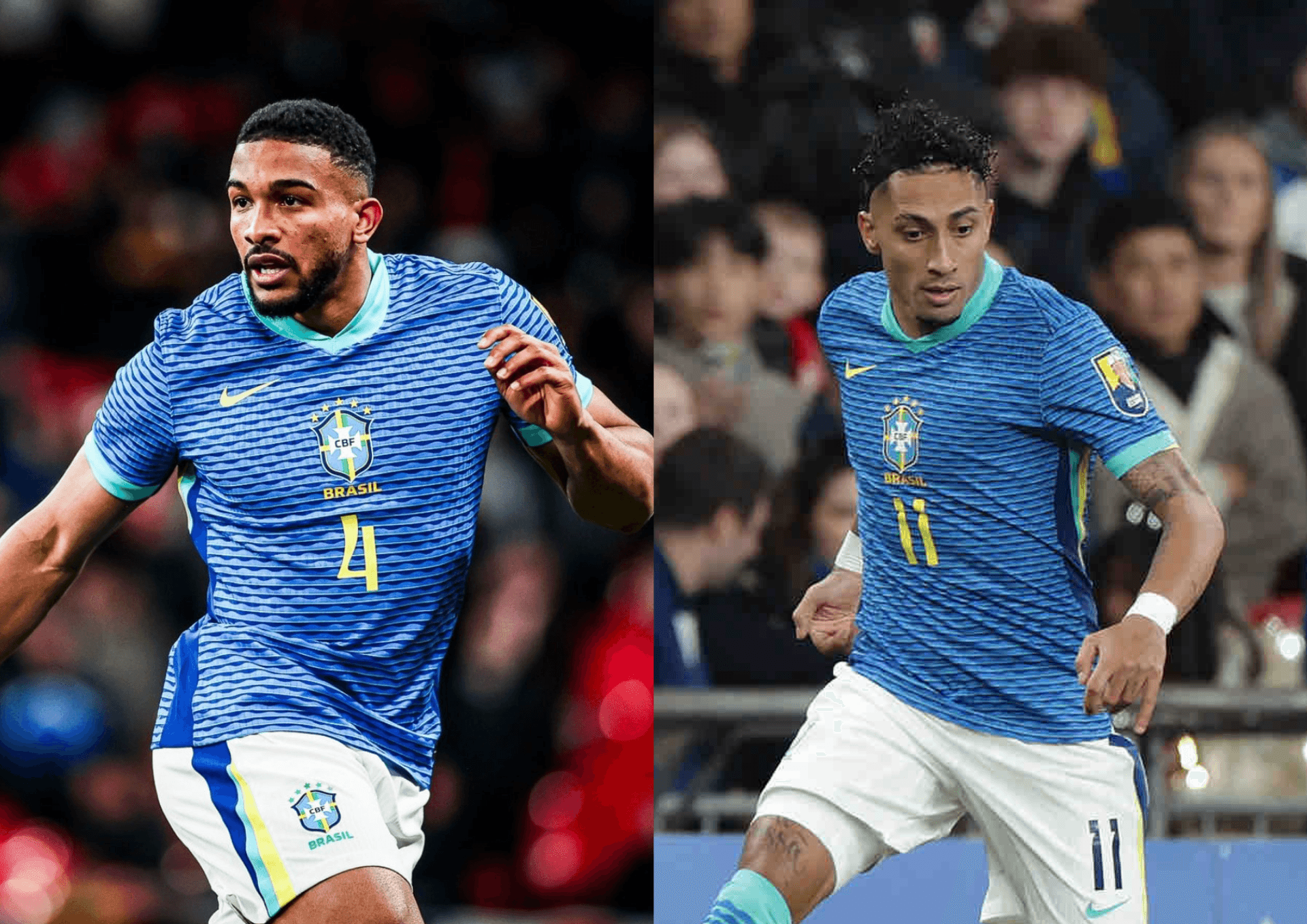Os dois jogadores foram convocados por Dorival Júnior para os amistosos na Europa