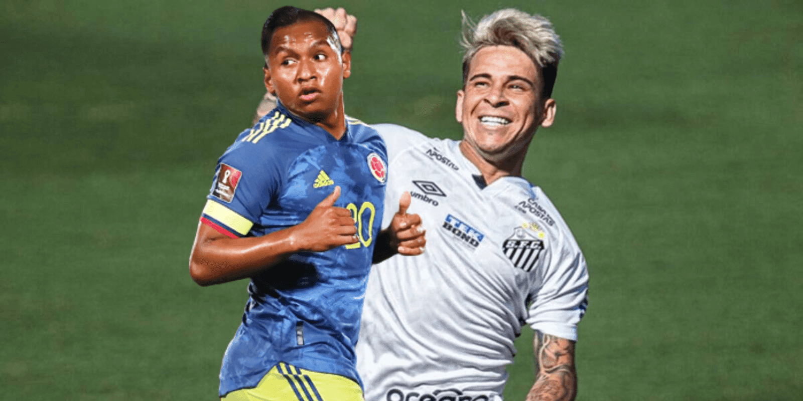 Os dois jogam no santos, mas um está vivendo grande momento e outro tem péssima notícia