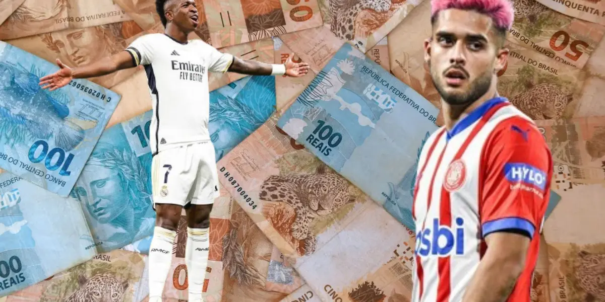 Os valores de mercado de Vini Jr e Yan Couto