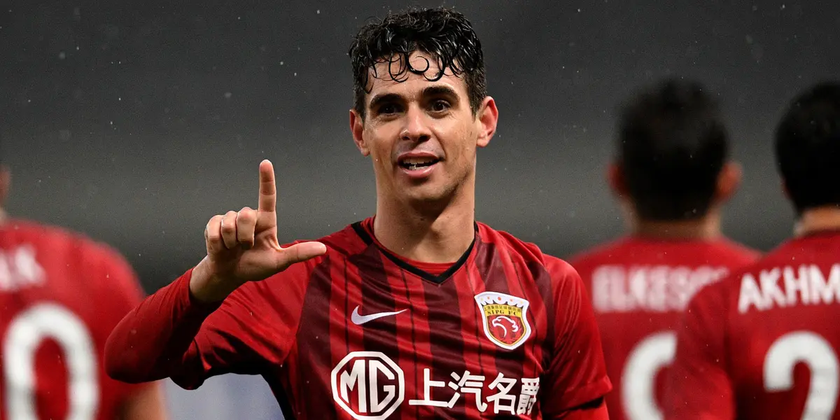 Oscar está no futebol chinês desde 2017